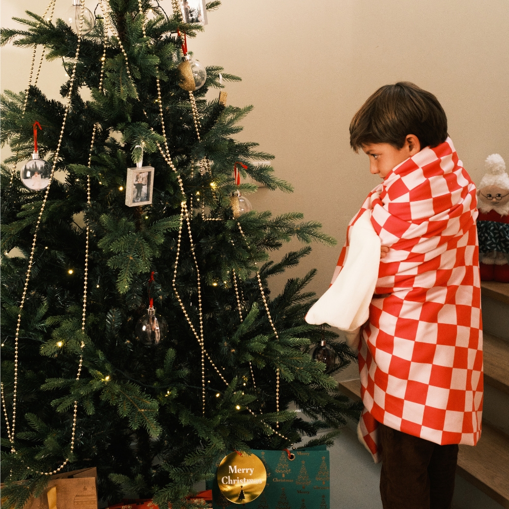 Almofada Watercolor Xmas Gold inspiração 9