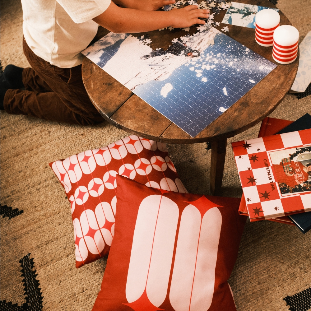 Almofada Watercolor Xmas Gold inspiração 1